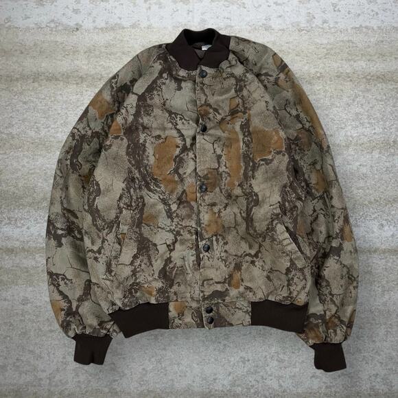 Natgear Other - Vintage Nat Gear Hunting Camo Jacket Button Up Made in USA 90s